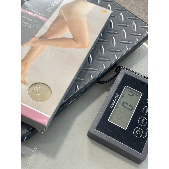 Silk Impressions Pantyhose Size Large Light Support Sheer High Waisted 2Pair NEW - Picture 7 of 7